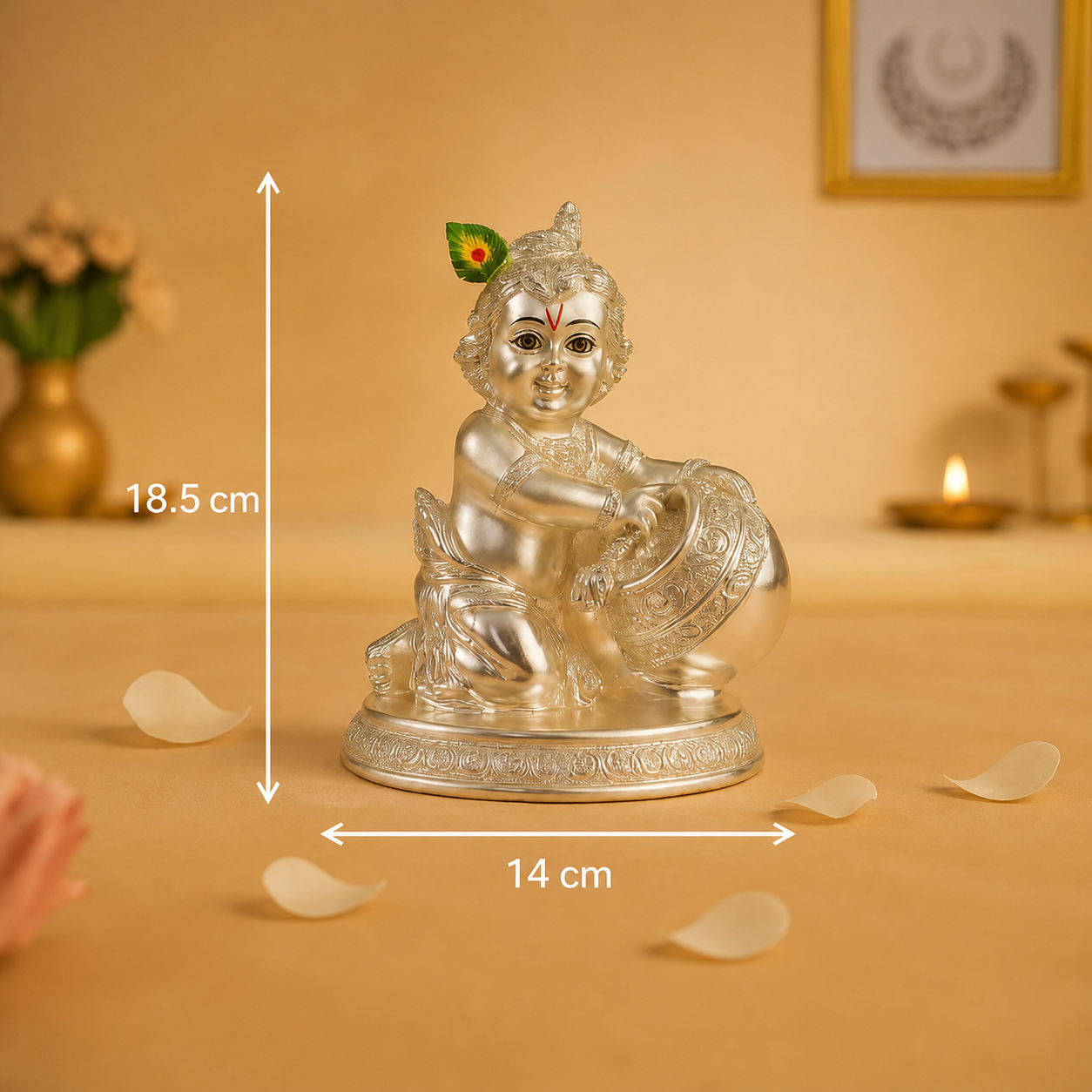 Silver Laddu Gopal