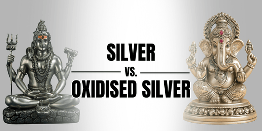 Silver vs. Oxidised Silver: Choosing the Right Finish for Your Divine Decor