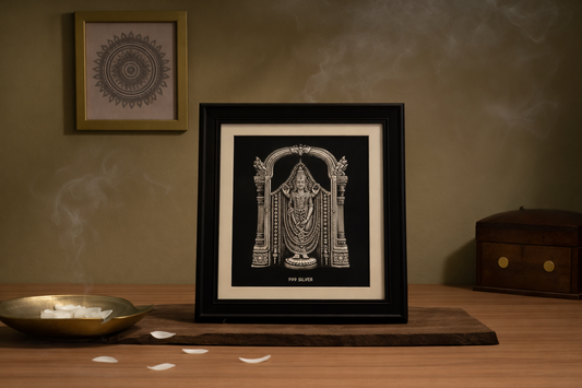 Tirupati Balaji Black Frame