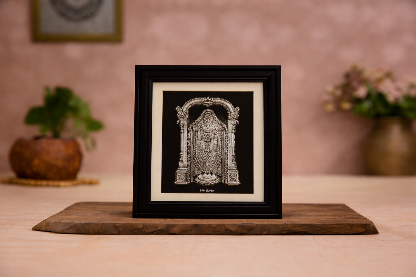 Tirupati Balaji Black Frame