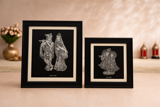 Radha Krishna Frame (Medium Mix Black)