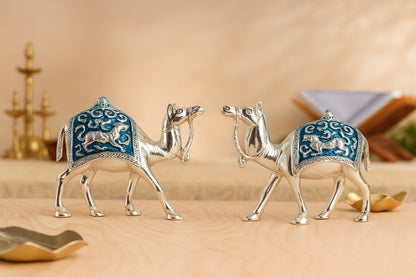 Silver/Blue Camels