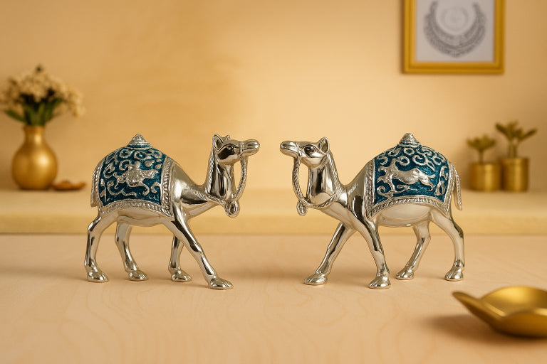 Silver/Blue Camels