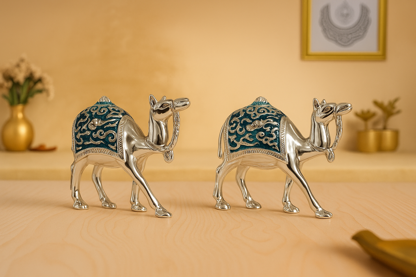 Graceful Meenakari Camel