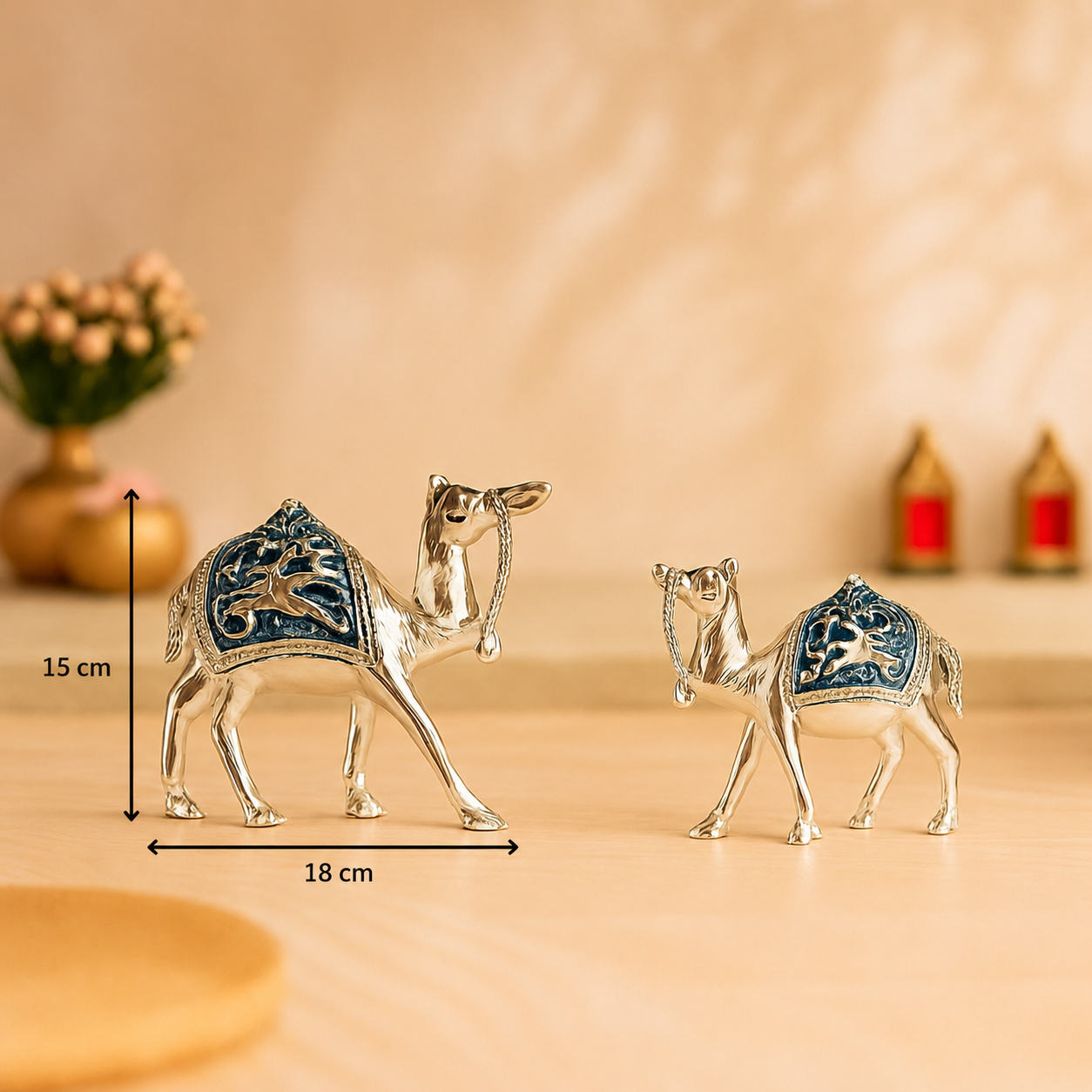 Graceful Meenakari Camel