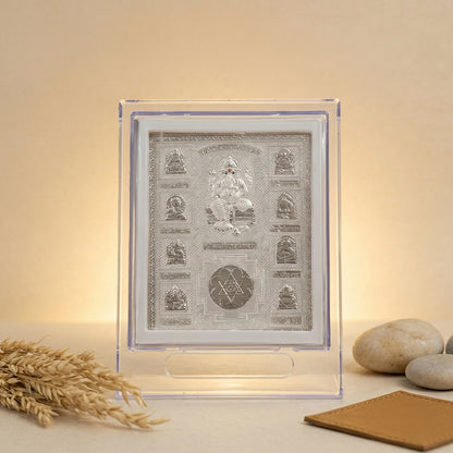 Silver Frame Ganesha