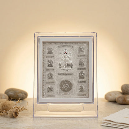 Silver Frame Ganesha