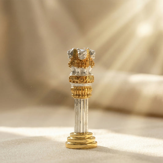 Ashok Stambh Silver & Gold