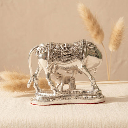 Kamdhenu Antique (Cow/Calf Idol)