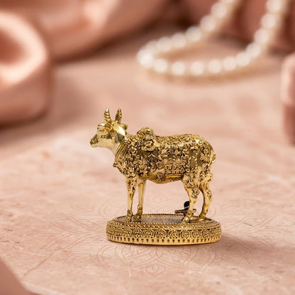 Golden Shiva Cow
