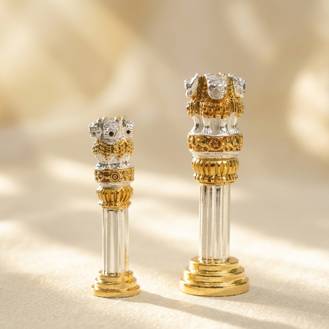 Ashok Stambh Silver & Gold