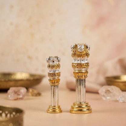 Ashok Stambh Silver & Gold