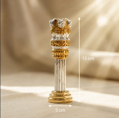 Ashok Stambh Silver & Gold