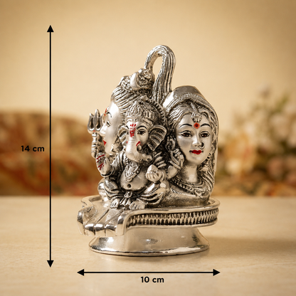 Shiv Parvati Ganesh Idol