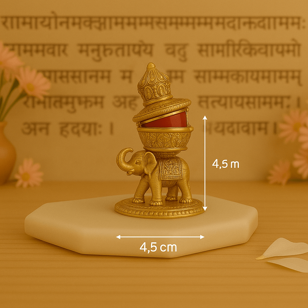 Elephant Sindoor Box