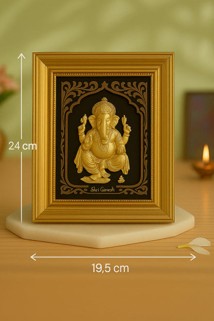 Ganesh (Gold Frame)