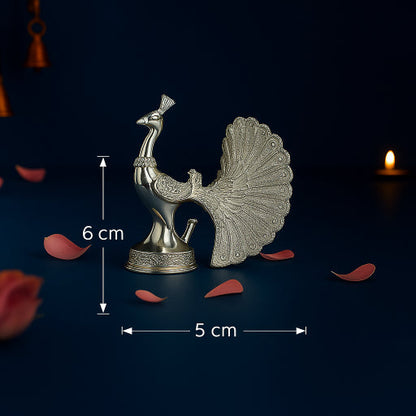 45 Glossy Silver Peacock